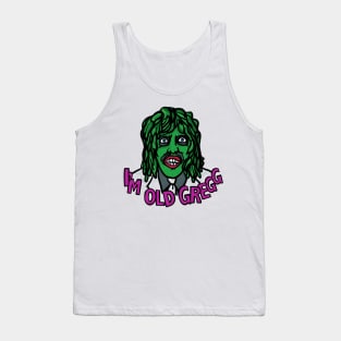 I'M OLD GREGG (GREEN - DARK PINK) Tank Top